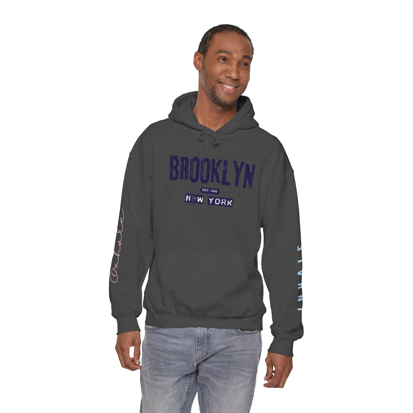 Brooklyn NY Vintage Logo Hoodie — New York City Streetwear Pullover