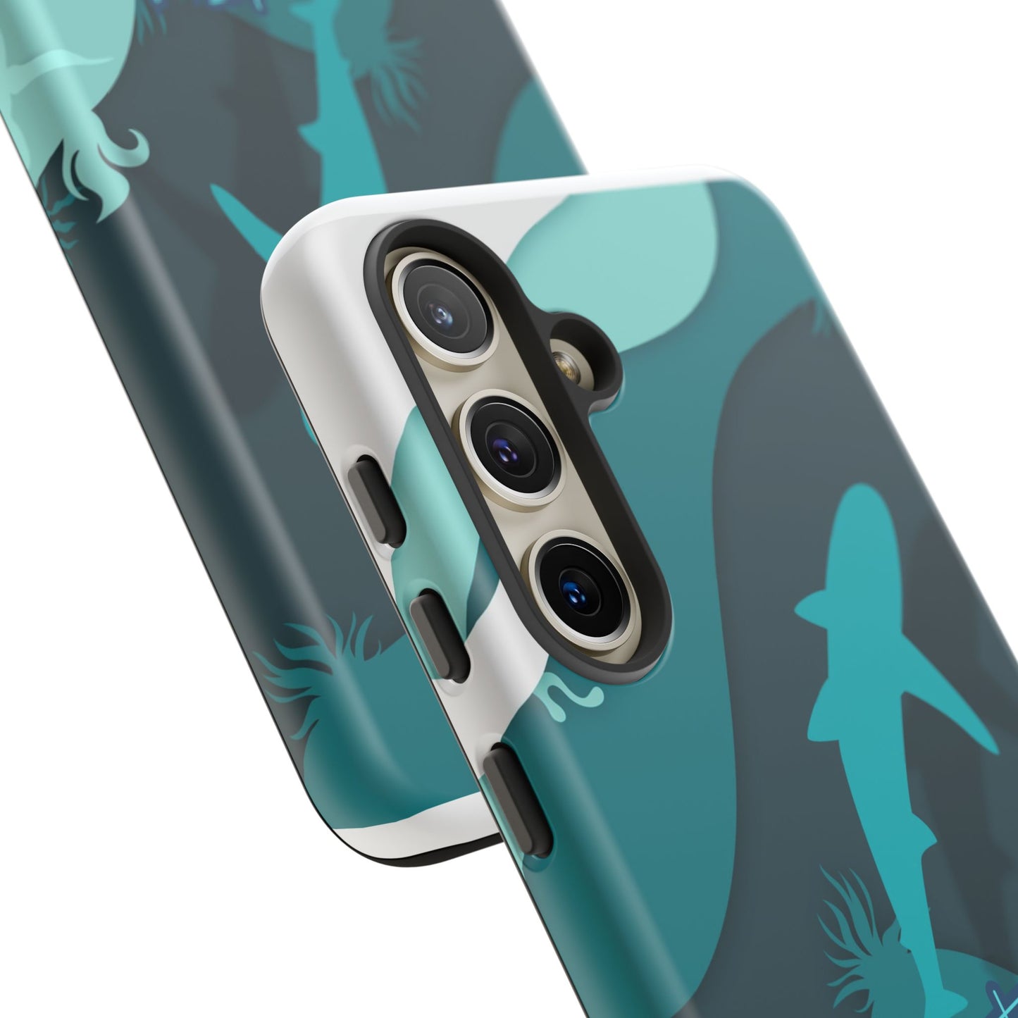 Blue Ocean Phone Case - "Adventure is Worthwhile" Teal Protective Cover
