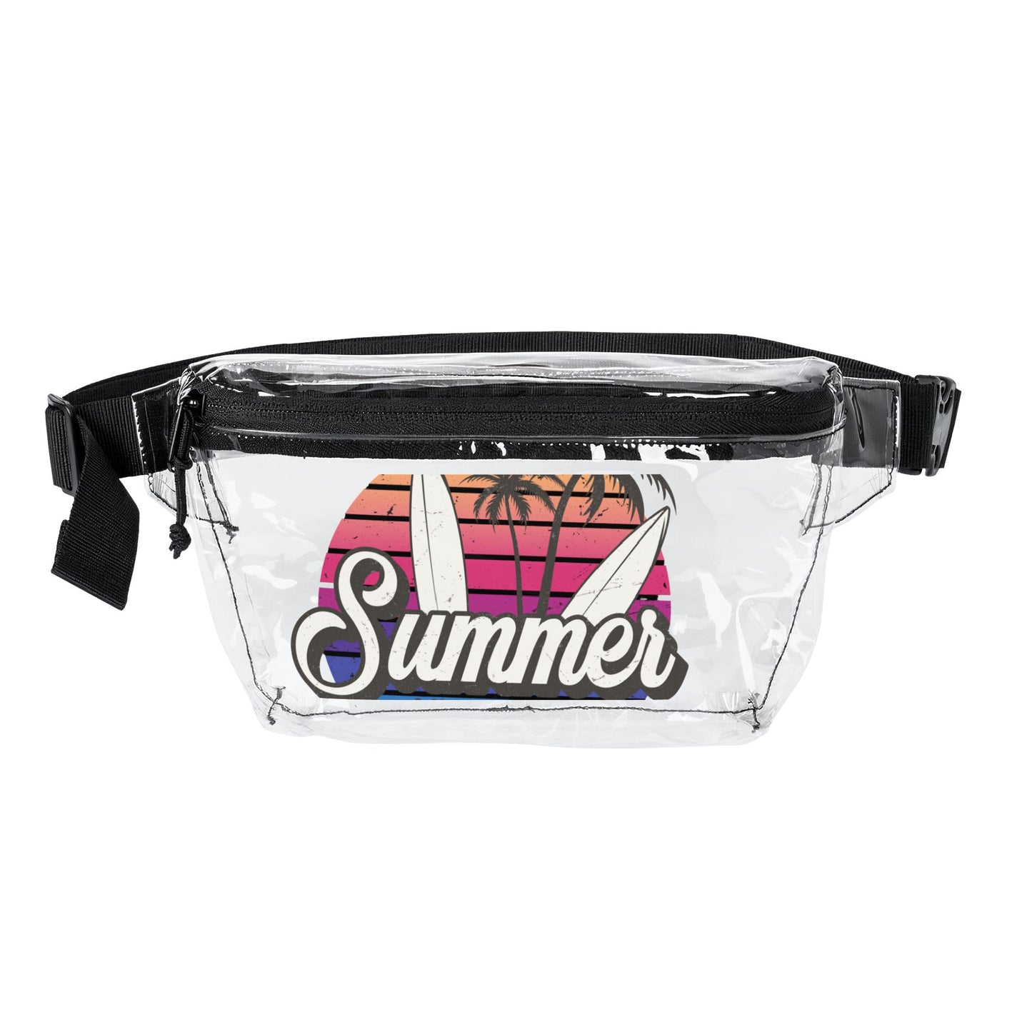 Summer Surf Transparent Fanny Pack