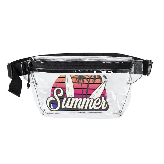 Summer Surf Transparent Fanny Pack