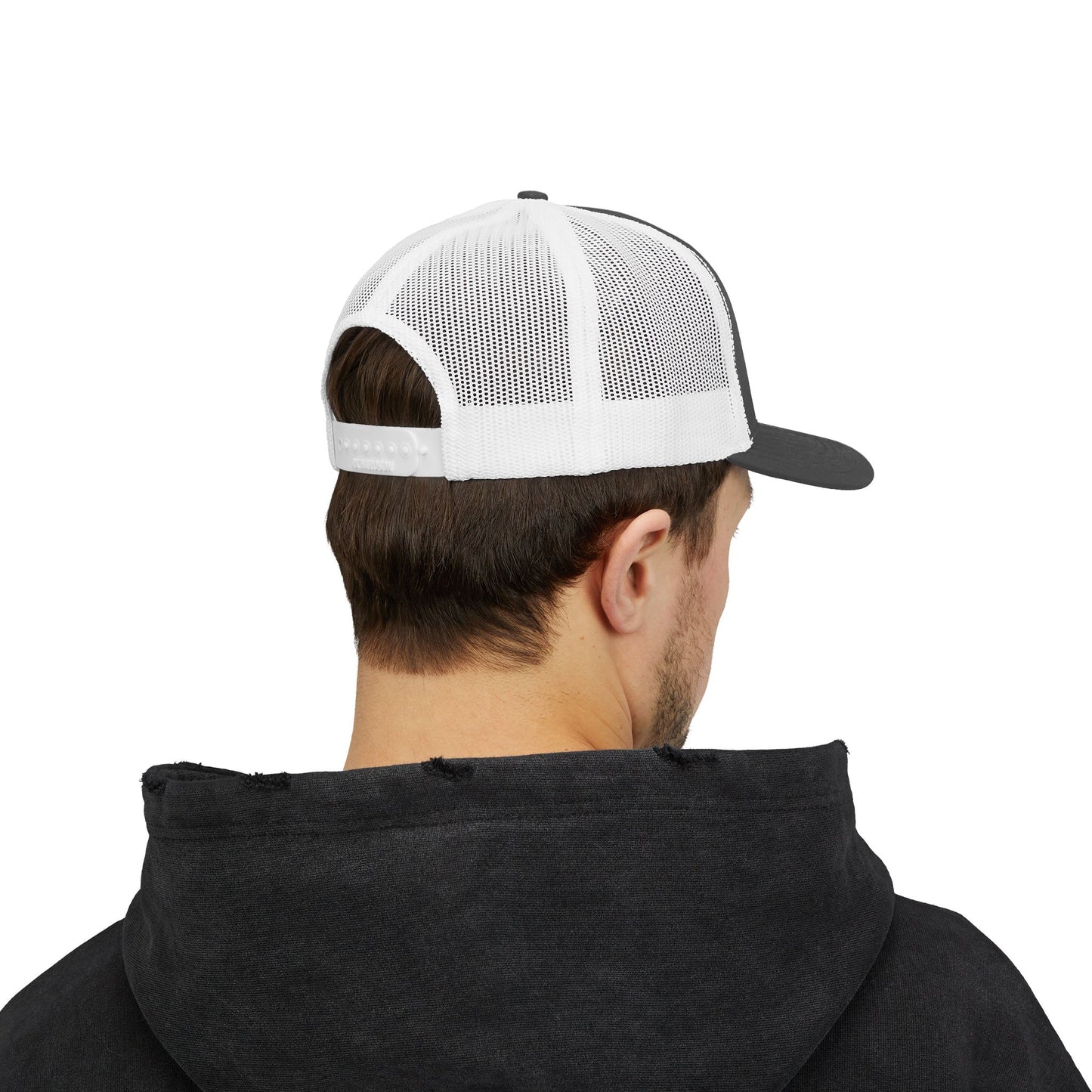 Brooklyn Trucker Cap – Vintage Sequin Patch Snapback