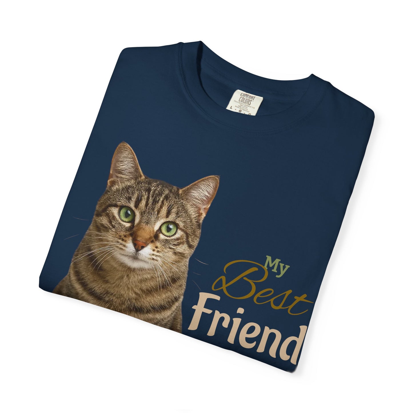 Pet Custom Image and Name Cat, Dog etc “My Best Friend” T-Shirt