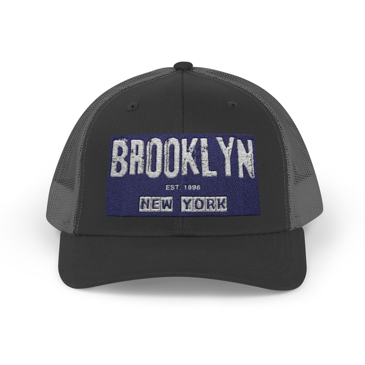 Brooklyn Trucker Cap – Vintage Sequin Patch Snapback