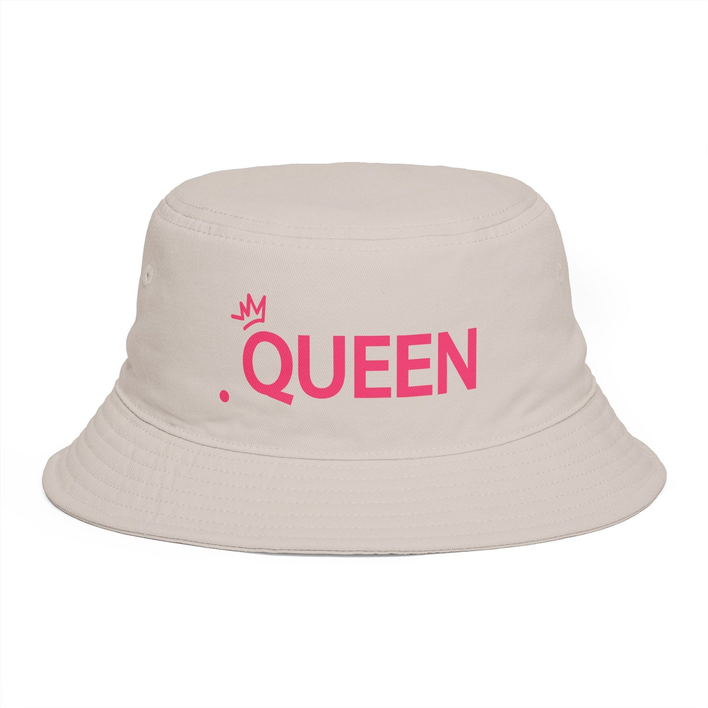 Queen Bucket Hat — Retro Feminine Sun Hat