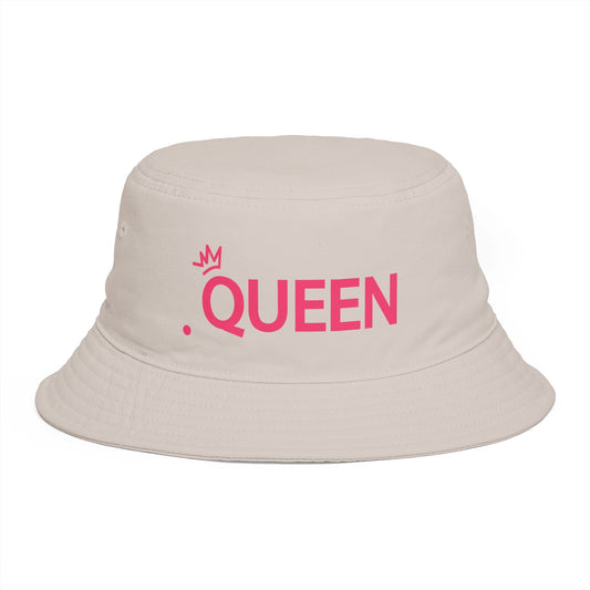Queen Bucket Hat — Retro Feminine Sun Hat