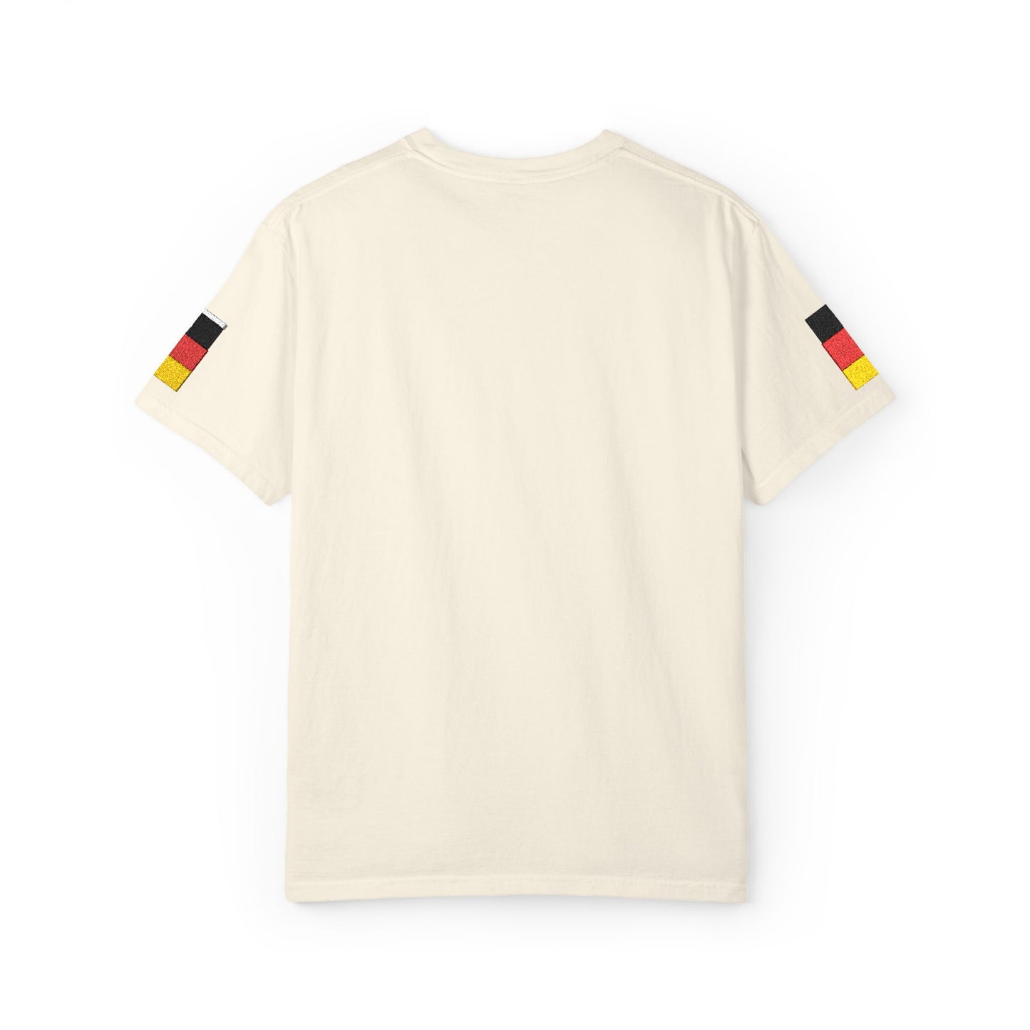 Germany Flag Pocket T-Shirt — German Pride Tee with Sleeve Flags