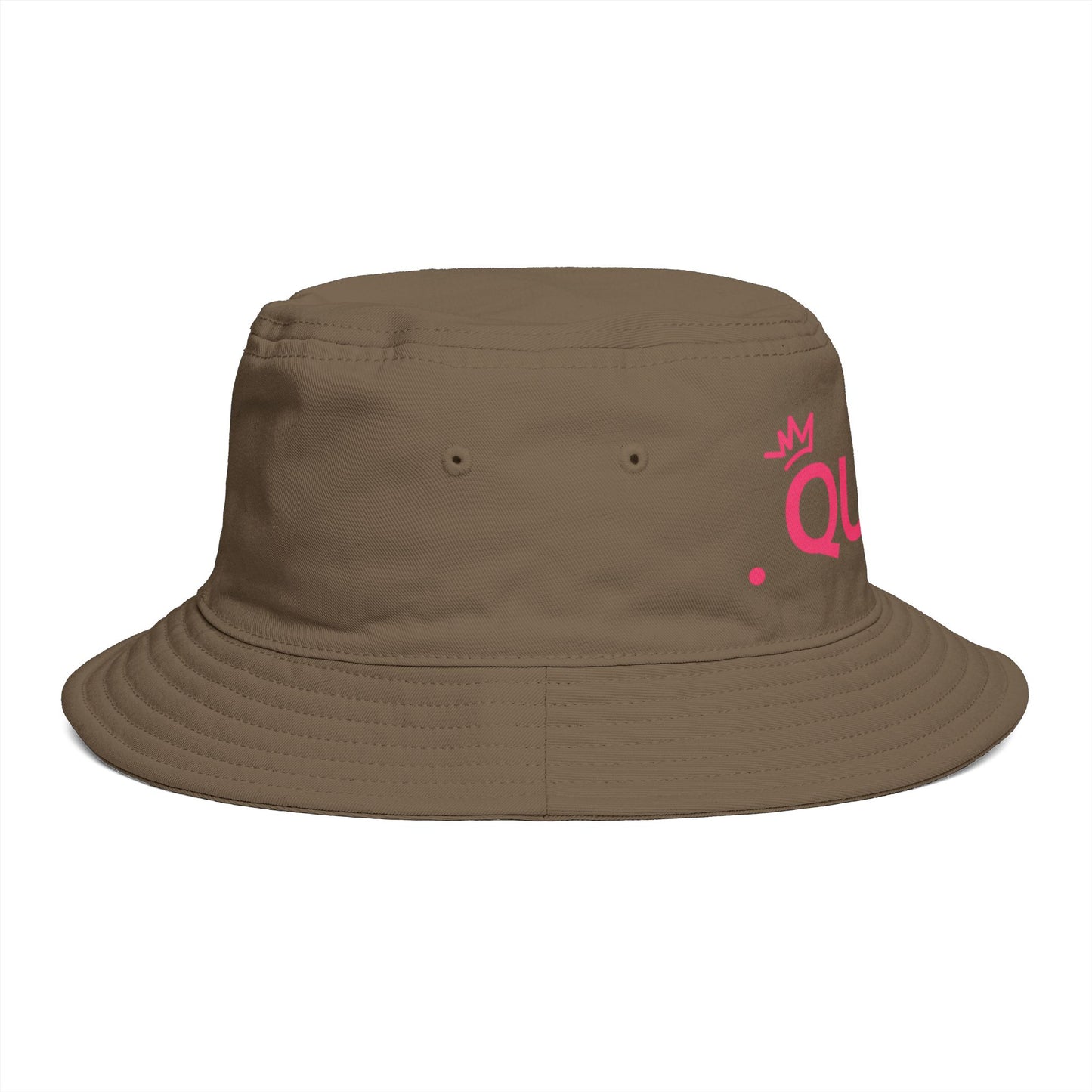 Queen Bucket Hat — Retro Feminine Sun Hat