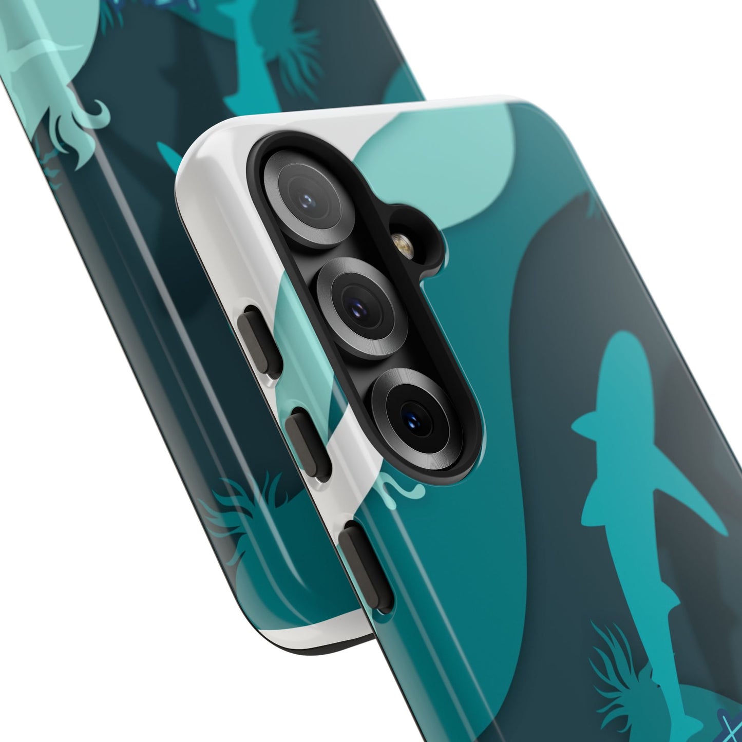 Blue Ocean Phone Case - "Adventure is Worthwhile" Teal Protective Cover