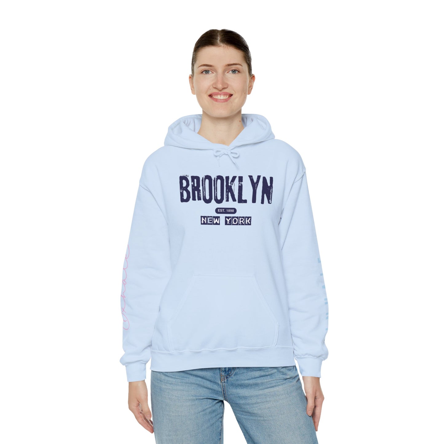 Brooklyn NY Vintage Logo Hoodie — New York City Streetwear Pullover