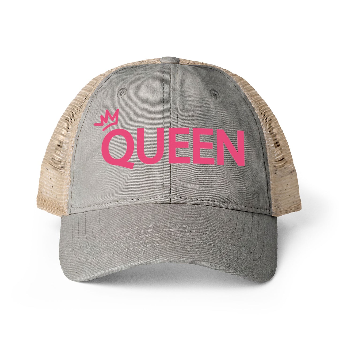 Women's Washed Mesh-Back Cap