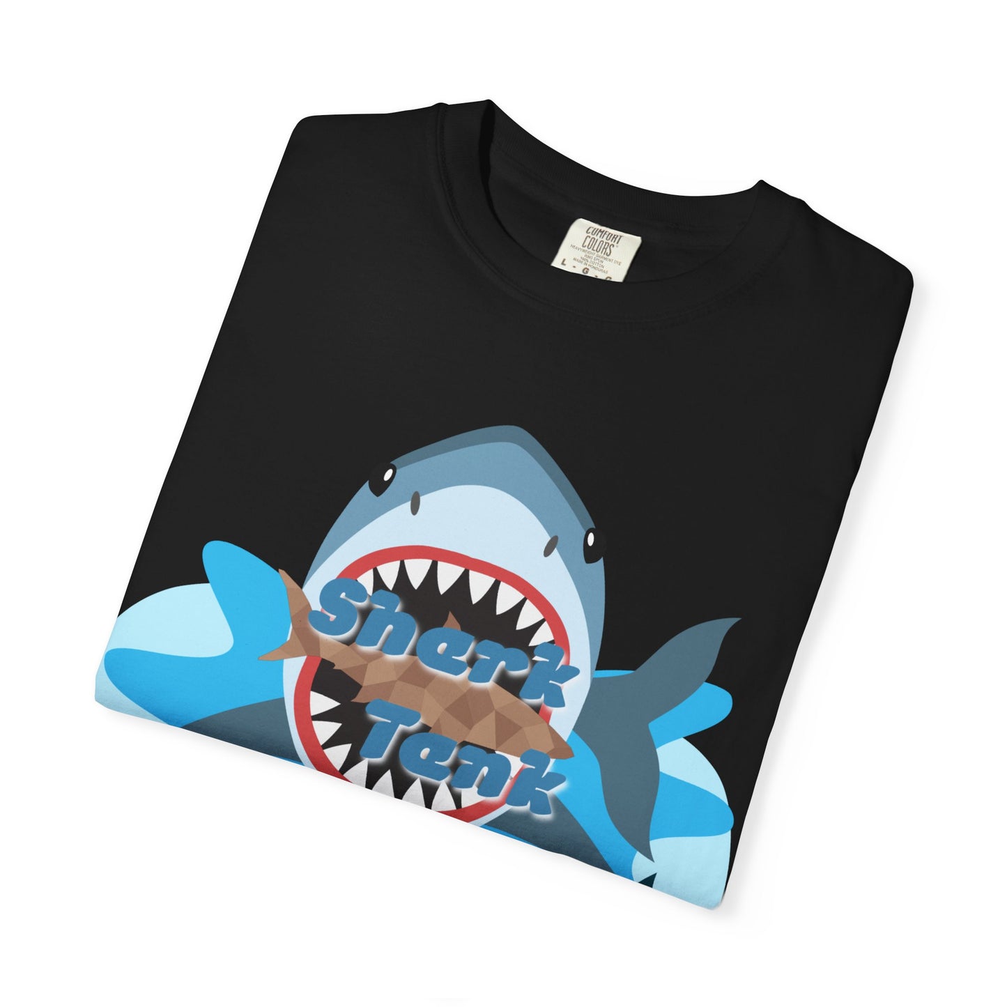 Shark Graphic T-Shirt — 'Shark' Ocean Illustration Tee