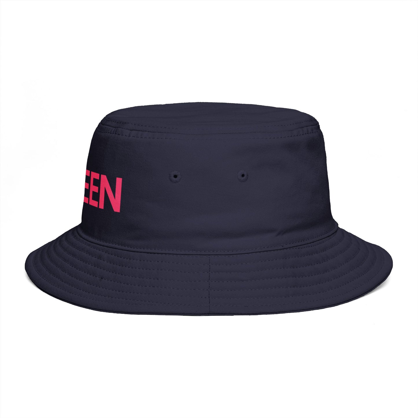 Queen Bucket Hat — Retro Feminine Sun Hat