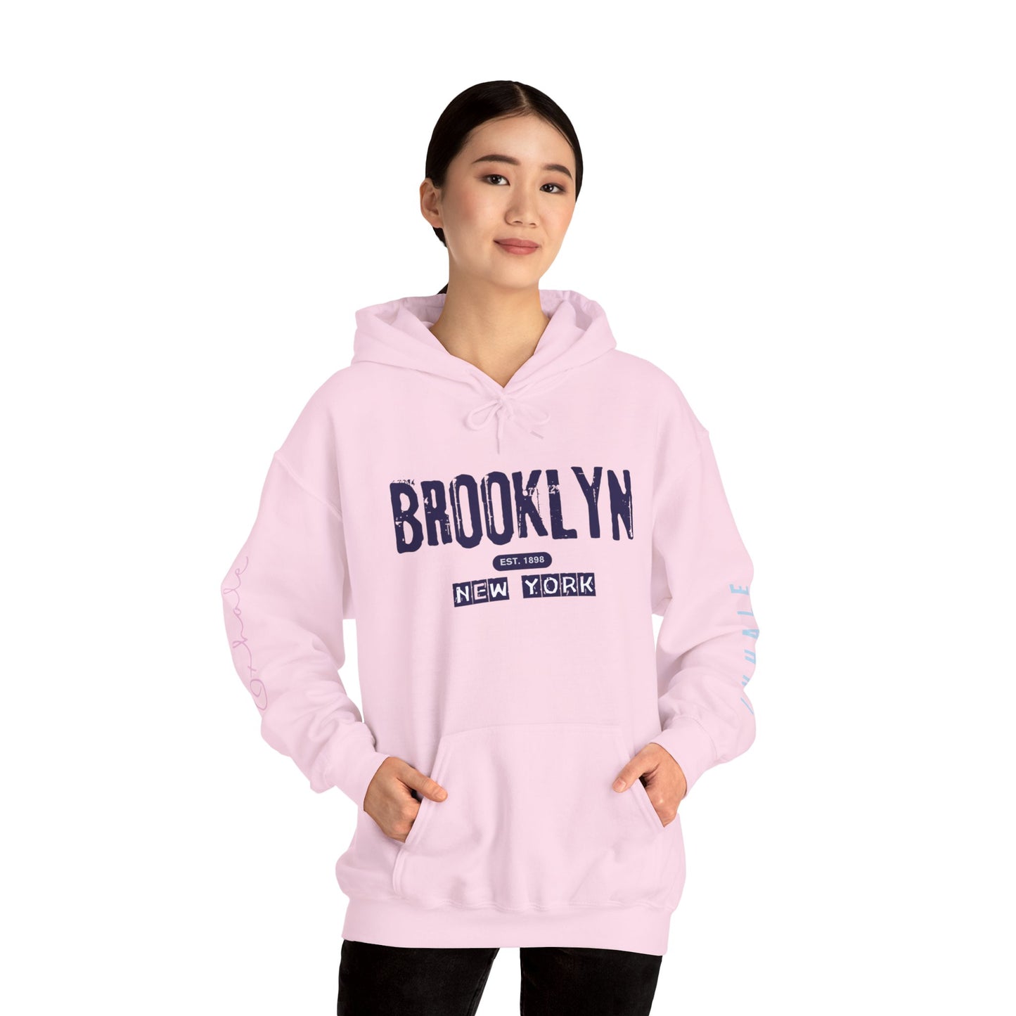 Brooklyn NY Vintage Logo Hoodie — New York City Streetwear Pullover