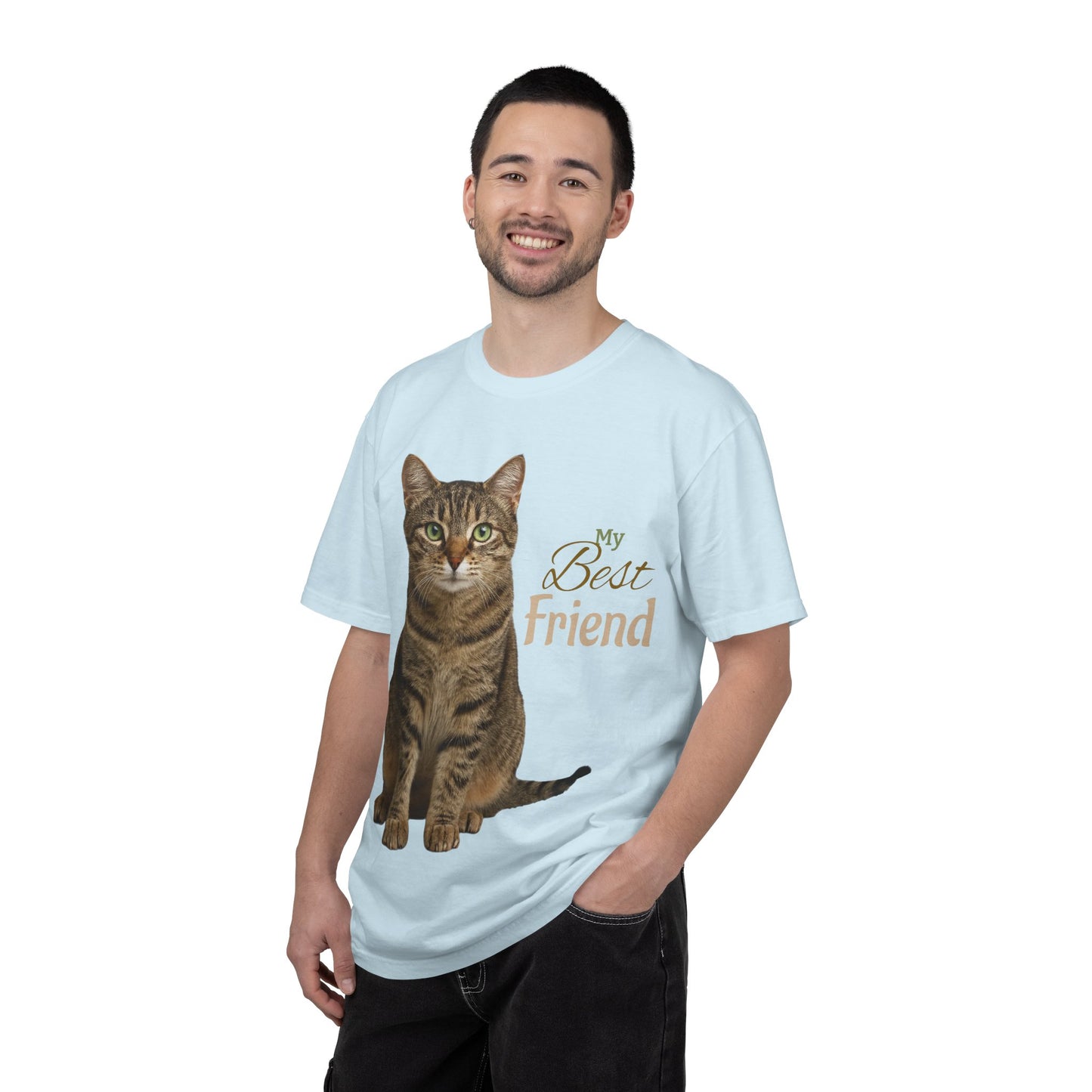 Pet Custom Image and Name Cat, Dog etc “My Best Friend” T-Shirt