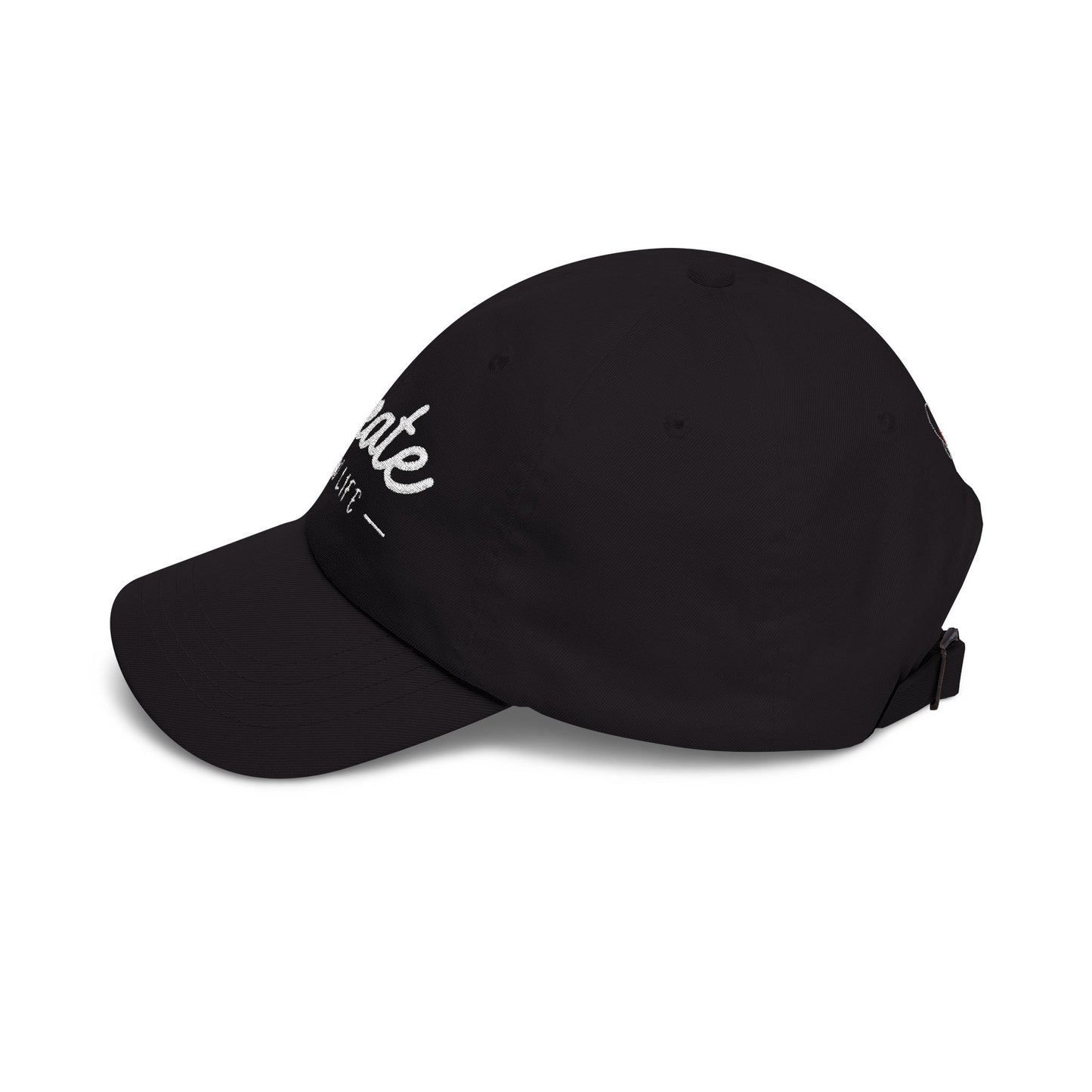 Create New Life — Embroidered White Baseball Cap for Regular Use