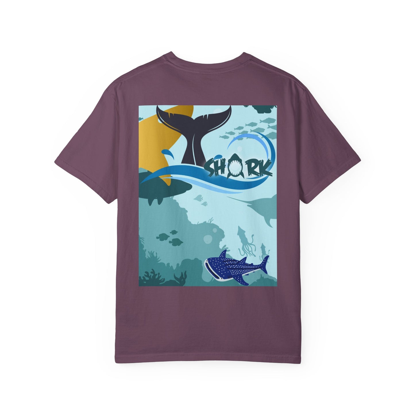 Shark Graphic T-Shirt — 'Shark' Ocean Illustration Tee