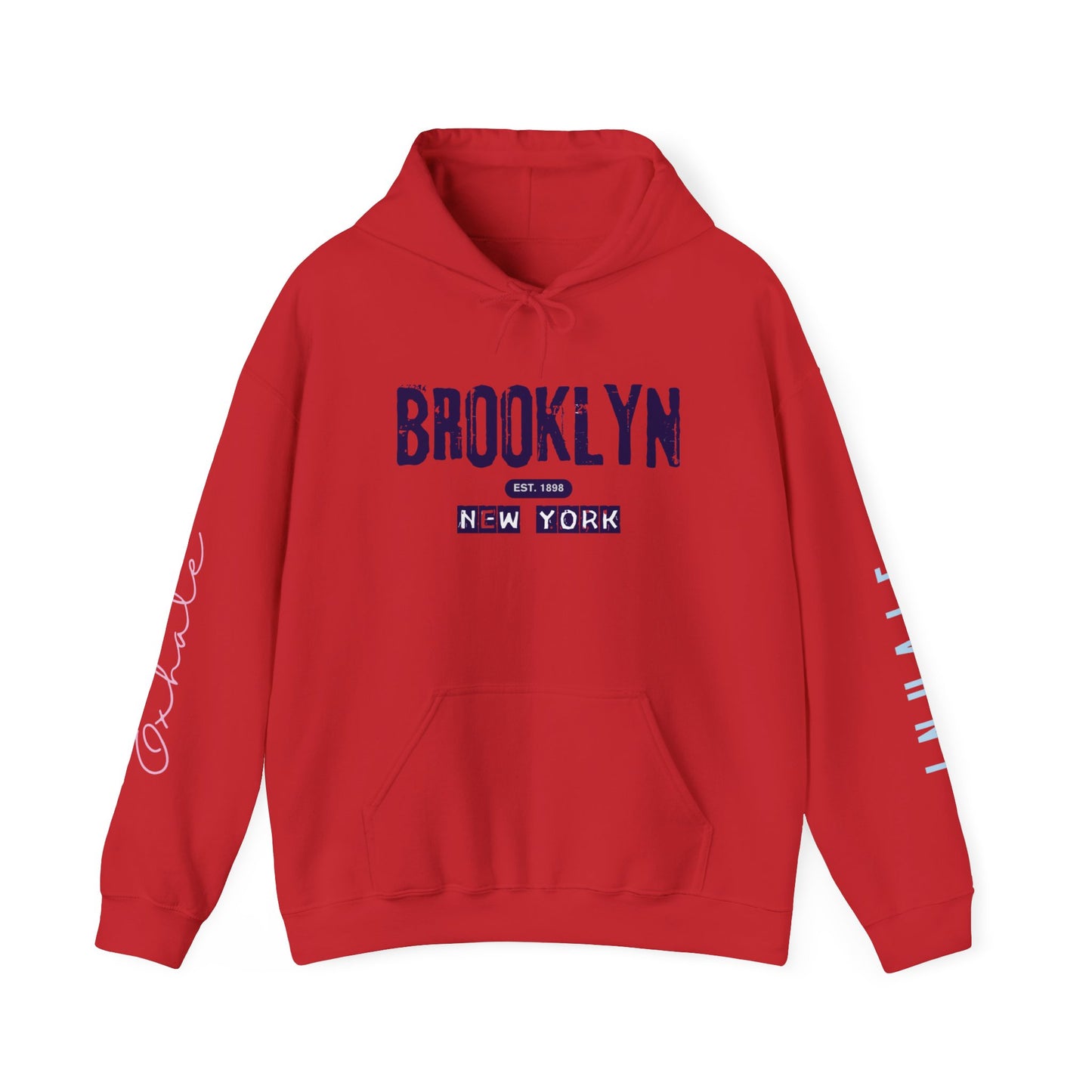 Brooklyn NY Vintage Logo Hoodie — New York City Streetwear Pullover