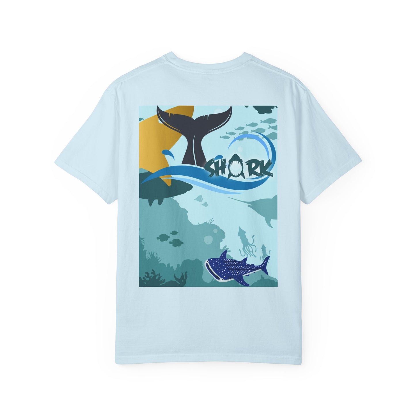 Shark Graphic T-Shirt — 'Shark' Ocean Illustration Tee