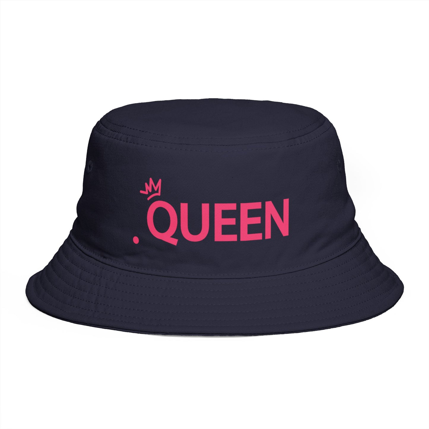 Queen Bucket Hat — Retro Feminine Sun Hat