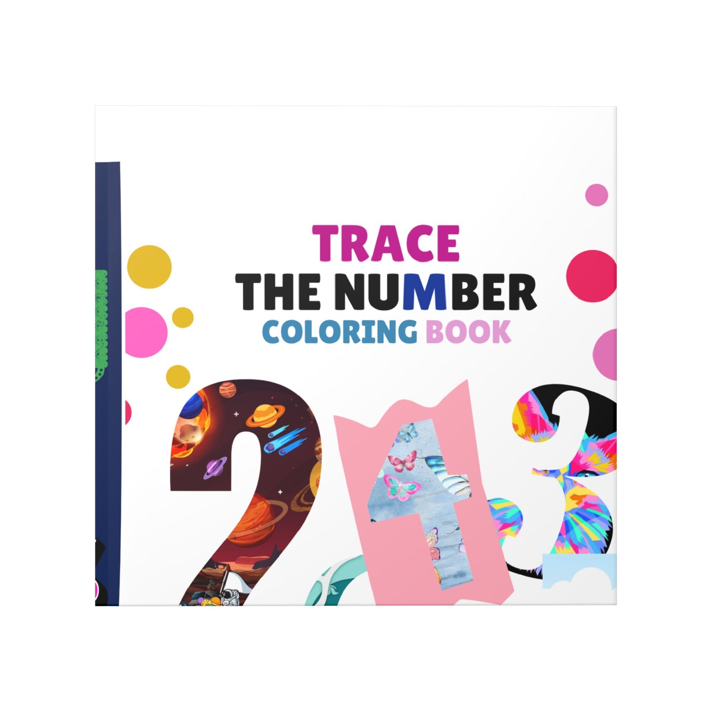Number Learning Hardcover Coloring Book — Number Learning Activity Book for Kids