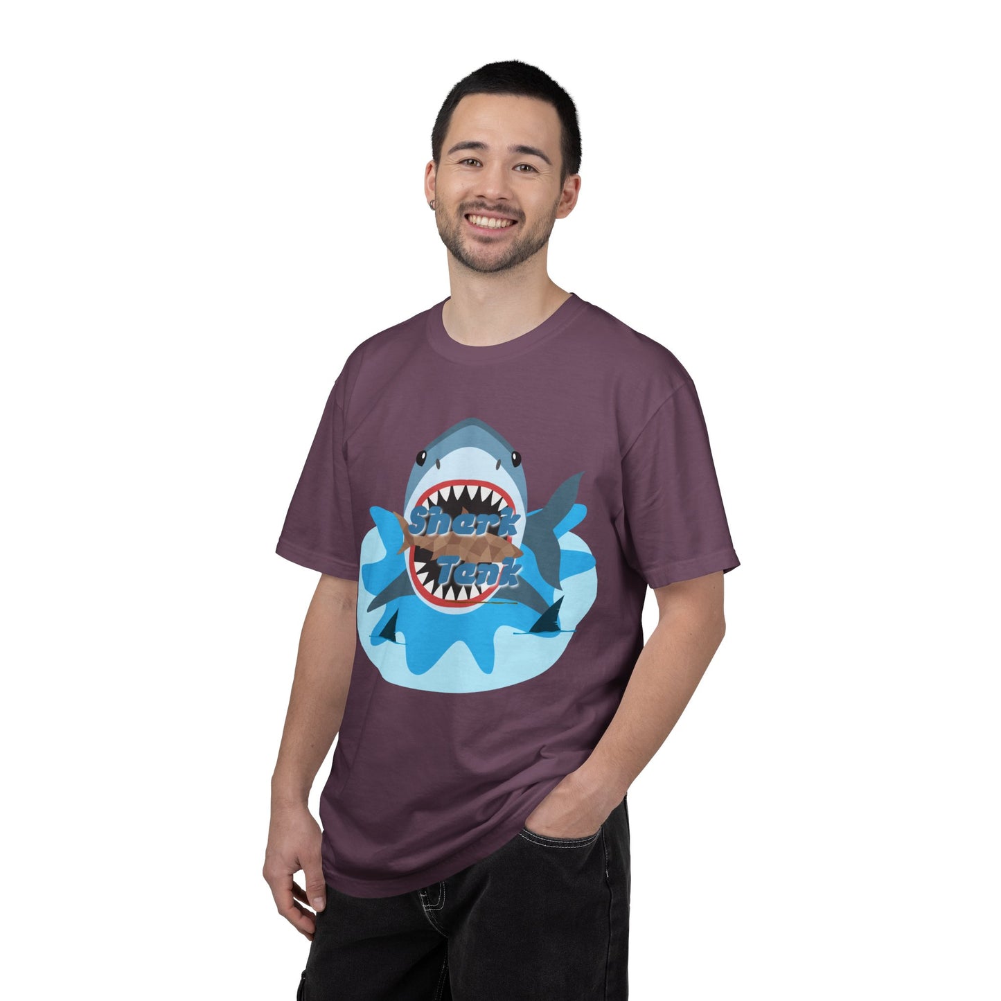 Shark Graphic T-Shirt — 'Shark' Ocean Illustration Tee