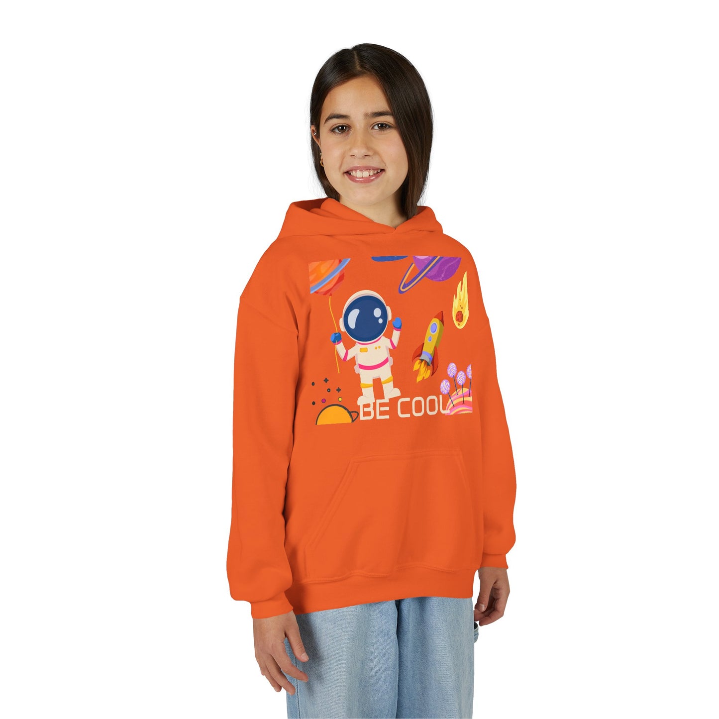 Kids Space Hoodie – Cute Astronaut Rocket Sweatshirt for Boys & Girls - Custom design