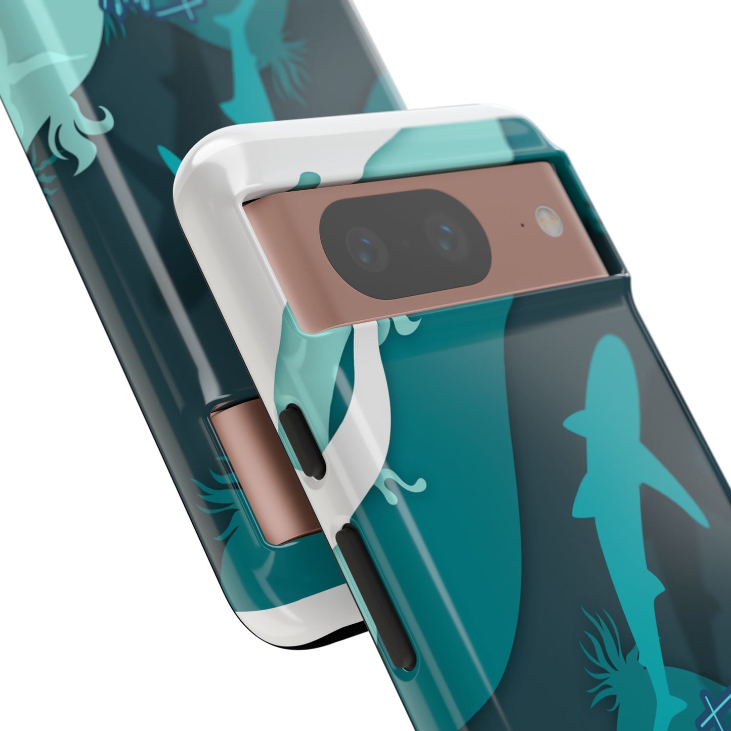 Blue Ocean Phone Case - "Adventure is Worthwhile" Teal Protective Cover
