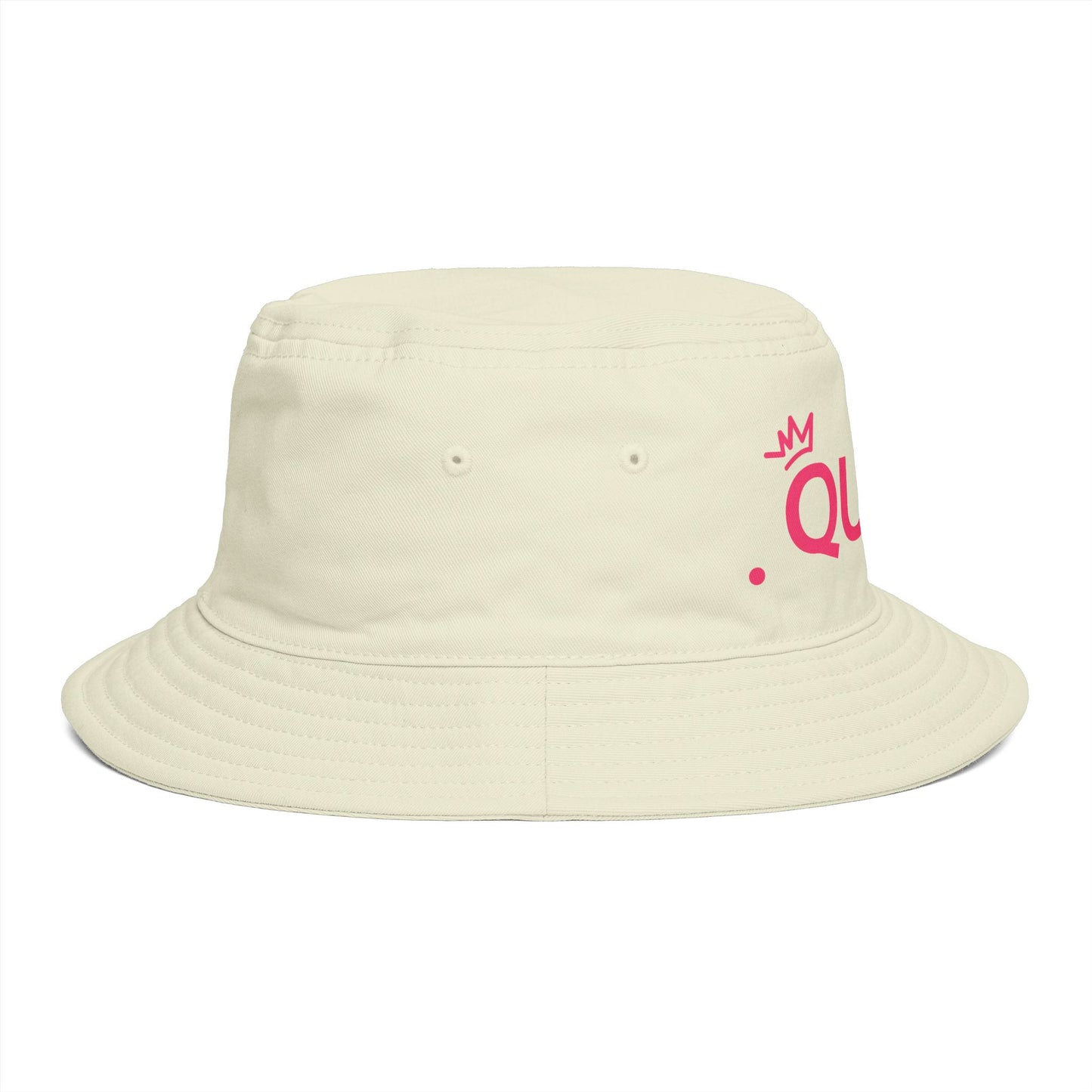Queen Bucket Hat — Retro Feminine Sun Hat