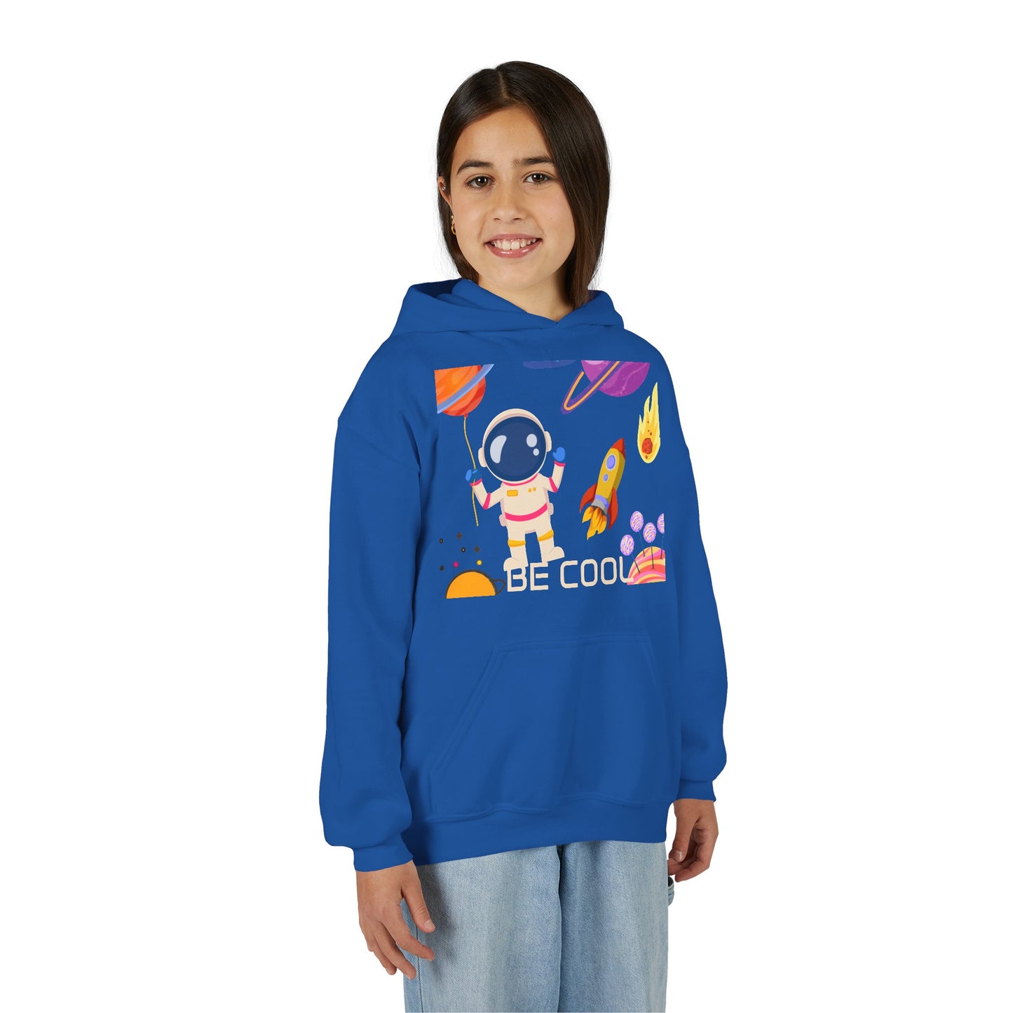 Kids Space Hoodie – Cute Astronaut Rocket Sweatshirt for Boys & Girls - Custom design