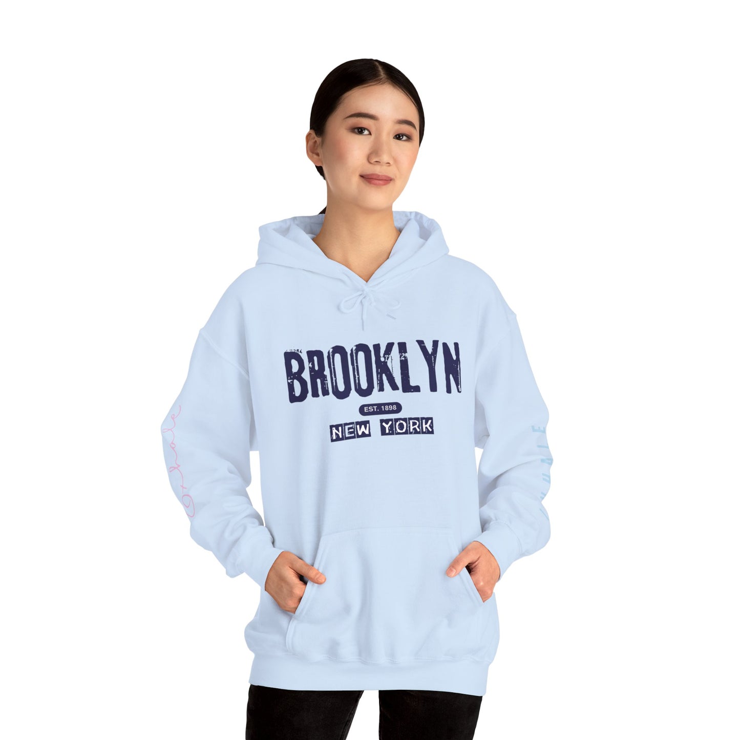 Brooklyn NY Vintage Logo Hoodie — New York City Streetwear Pullover