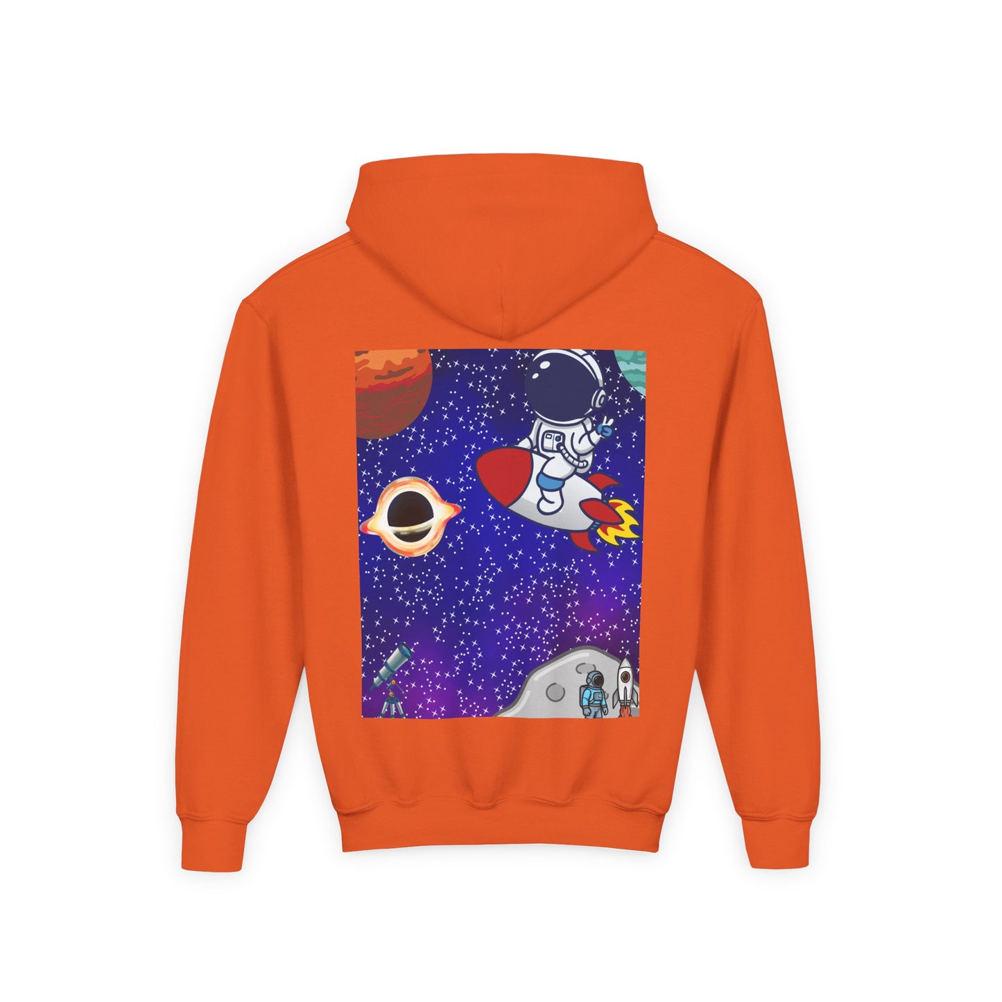 Kids Space Hoodie – Cute Astronaut Rocket Sweatshirt for Boys & Girls - Custom design