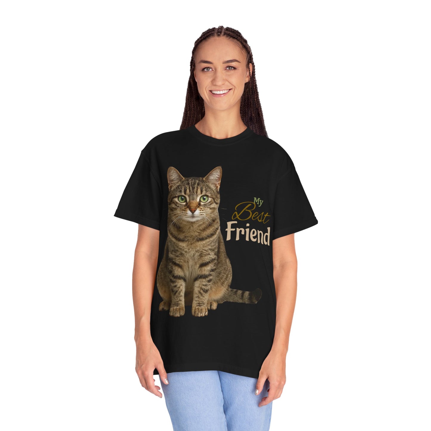 Pet Custom Image and Name Cat, Dog etc “My Best Friend” T-Shirt