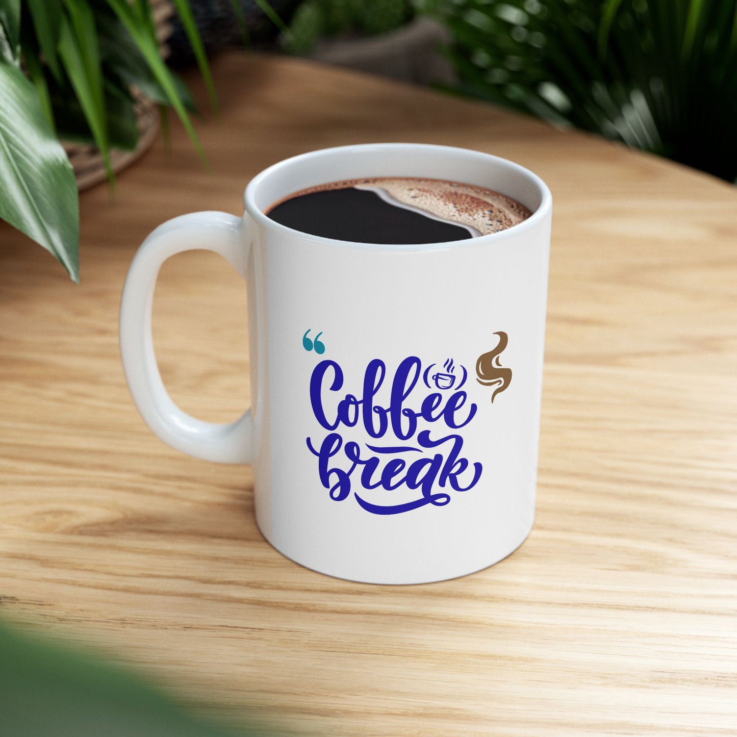Coffee Shop Lover Mug — "Coffee First, Talk Later" Ceramic Mug (11oz & 15oz)