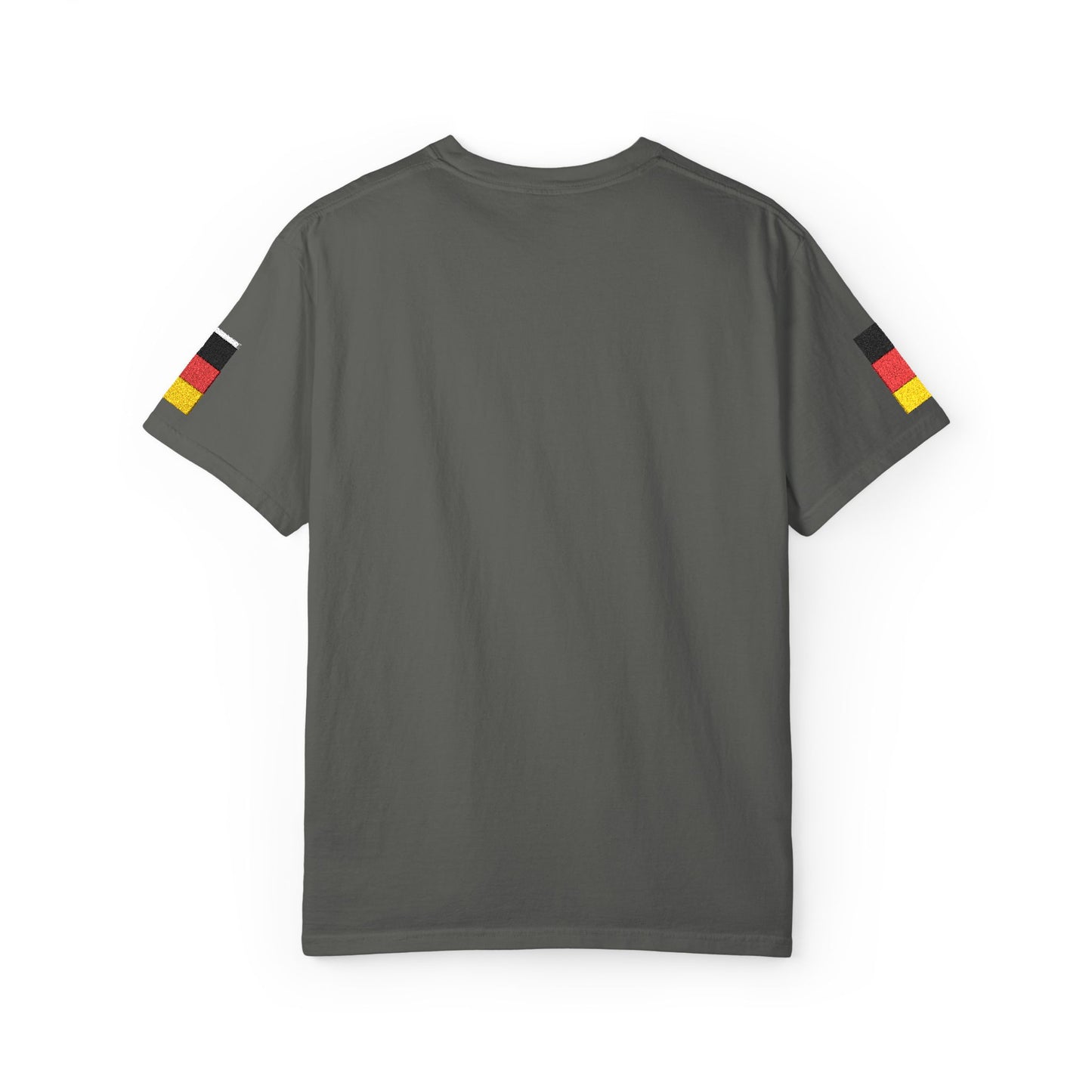 Germany Flag Pocket T-Shirt — German Pride Tee with Sleeve Flags