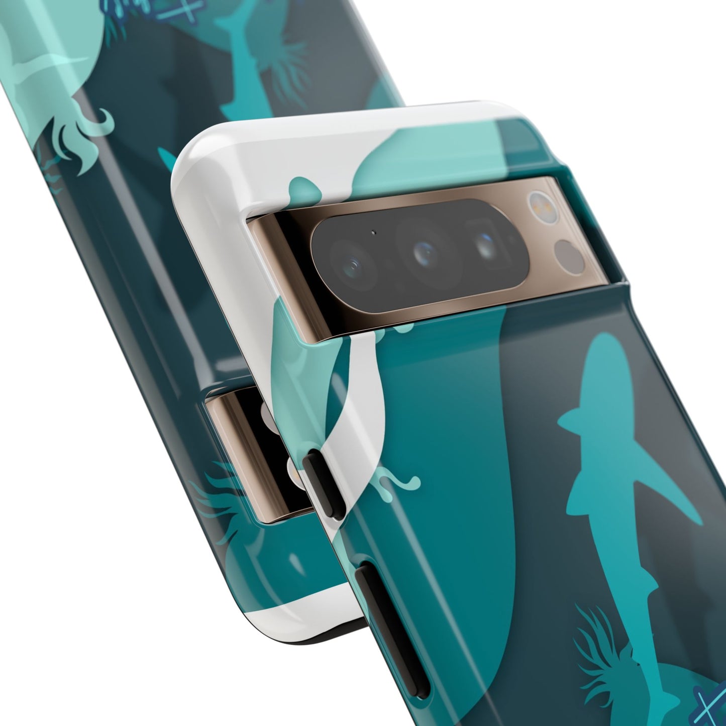 Blue Ocean Phone Case - "Adventure is Worthwhile" Teal Protective Cover