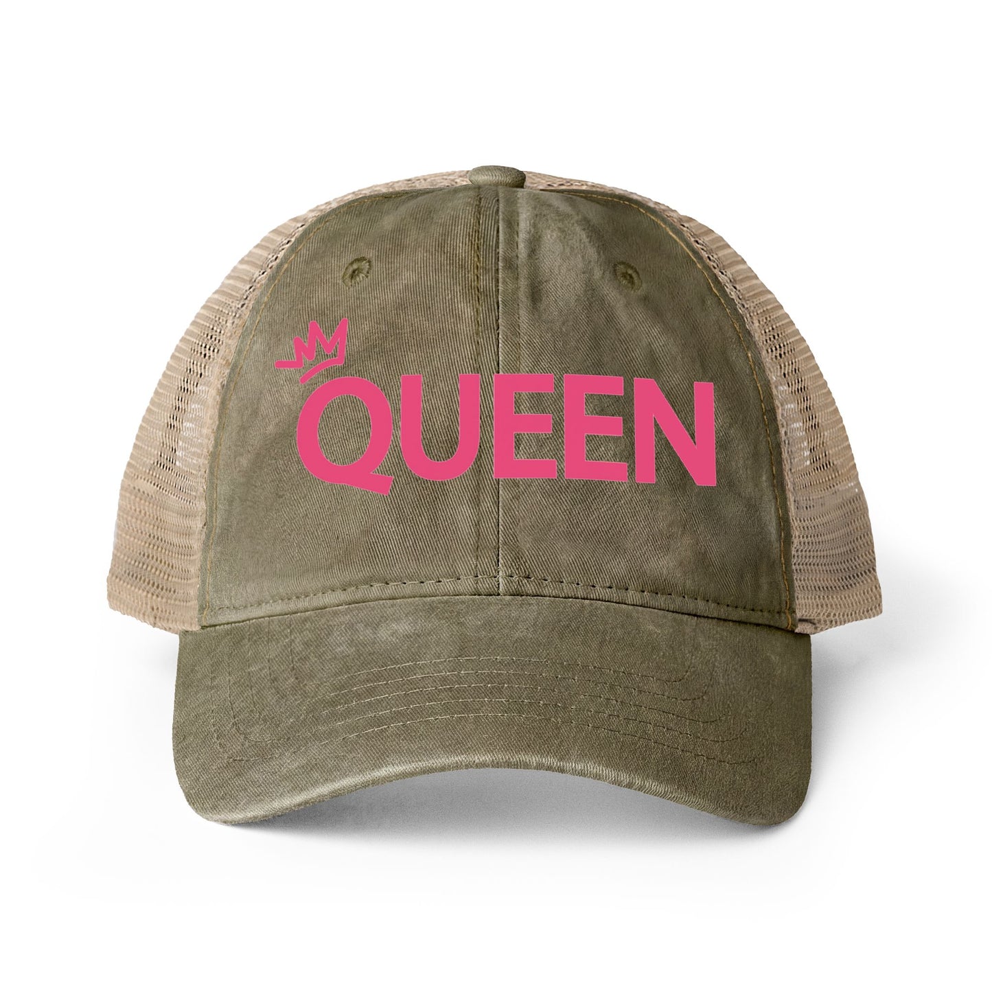 Women's Washed Mesh-Back Cap