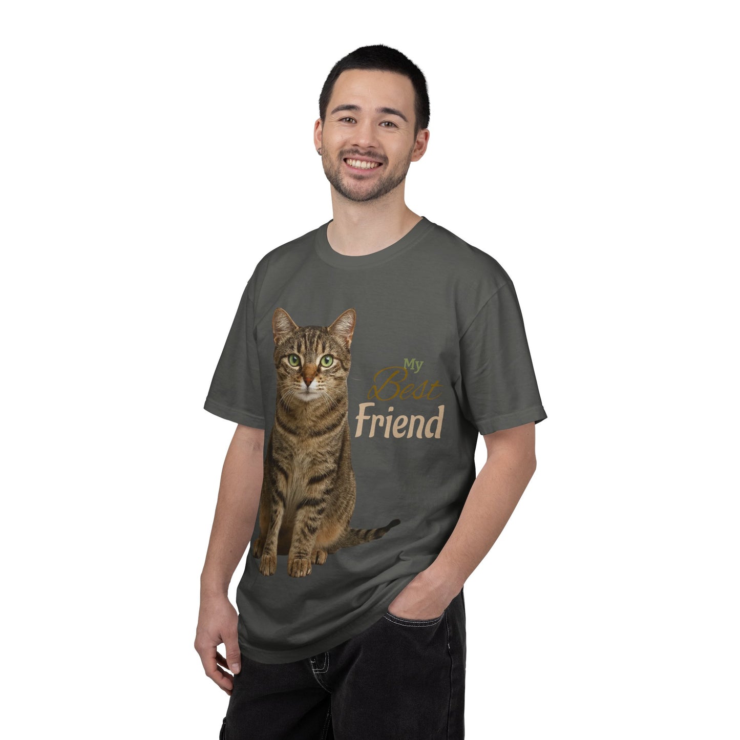 Pet Custom Image and Name Cat, Dog etc “My Best Friend” T-Shirt