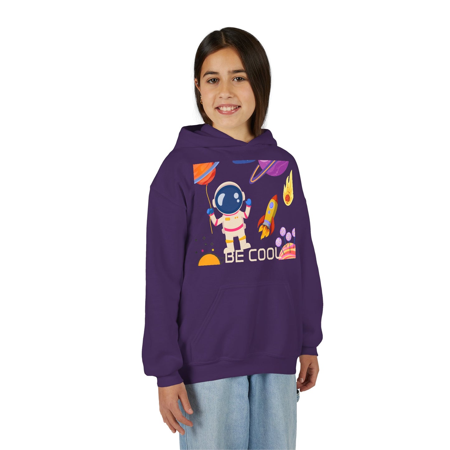 Kids Space Hoodie – Cute Astronaut Rocket Sweatshirt for Boys & Girls - Custom design