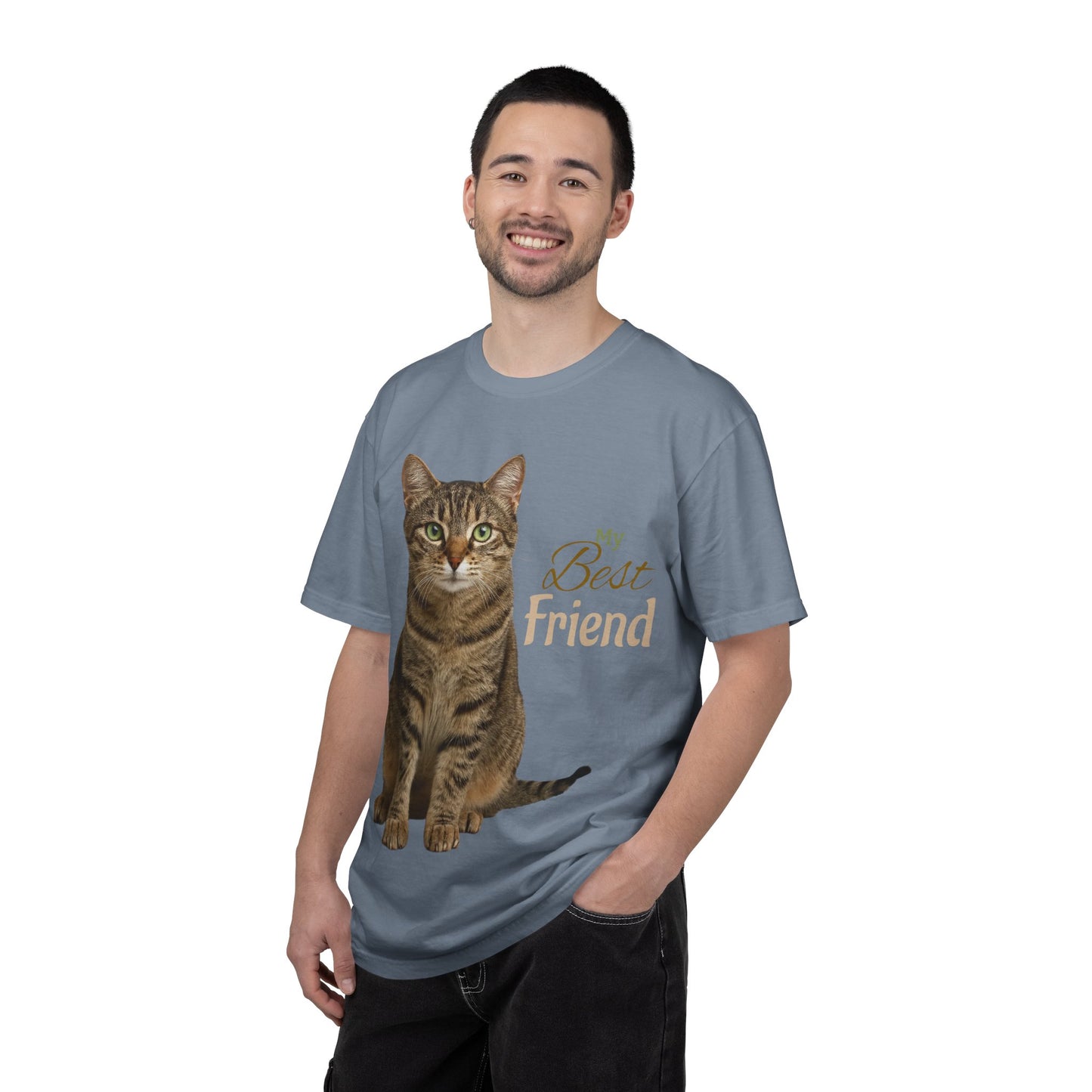 Pet Custom Image and Name Cat, Dog etc “My Best Friend” T-Shirt