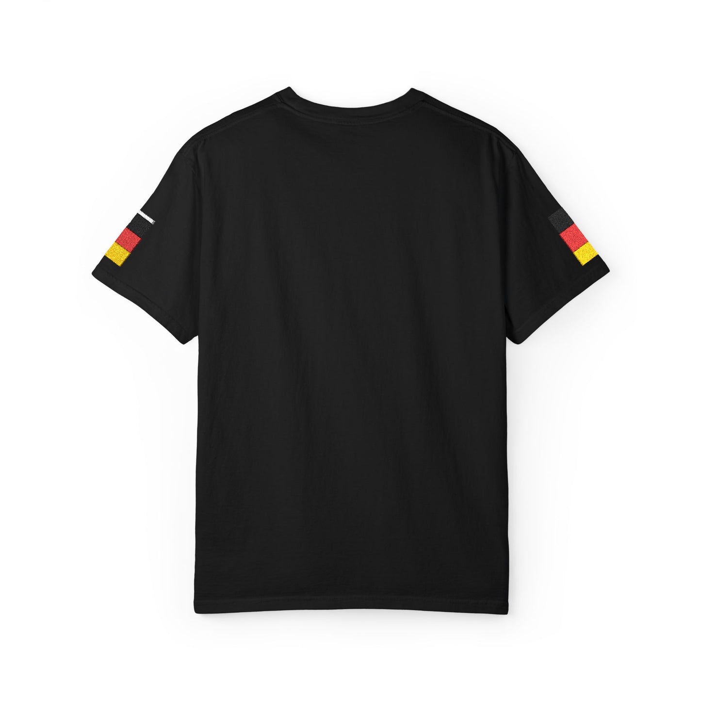 Germany Flag Pocket T-Shirt — German Pride Tee with Sleeve Flags