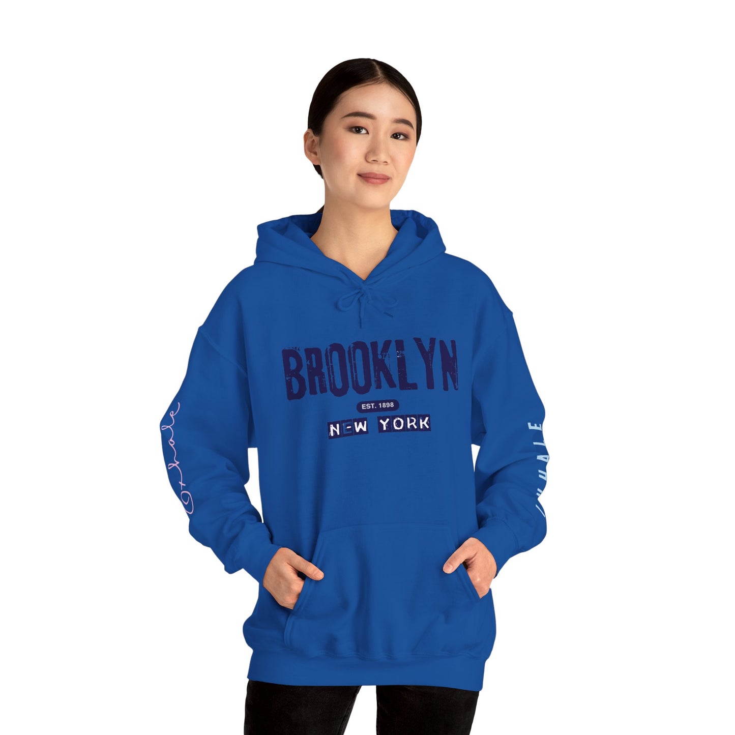 Brooklyn NY Vintage Logo Hoodie — New York City Streetwear Pullover
