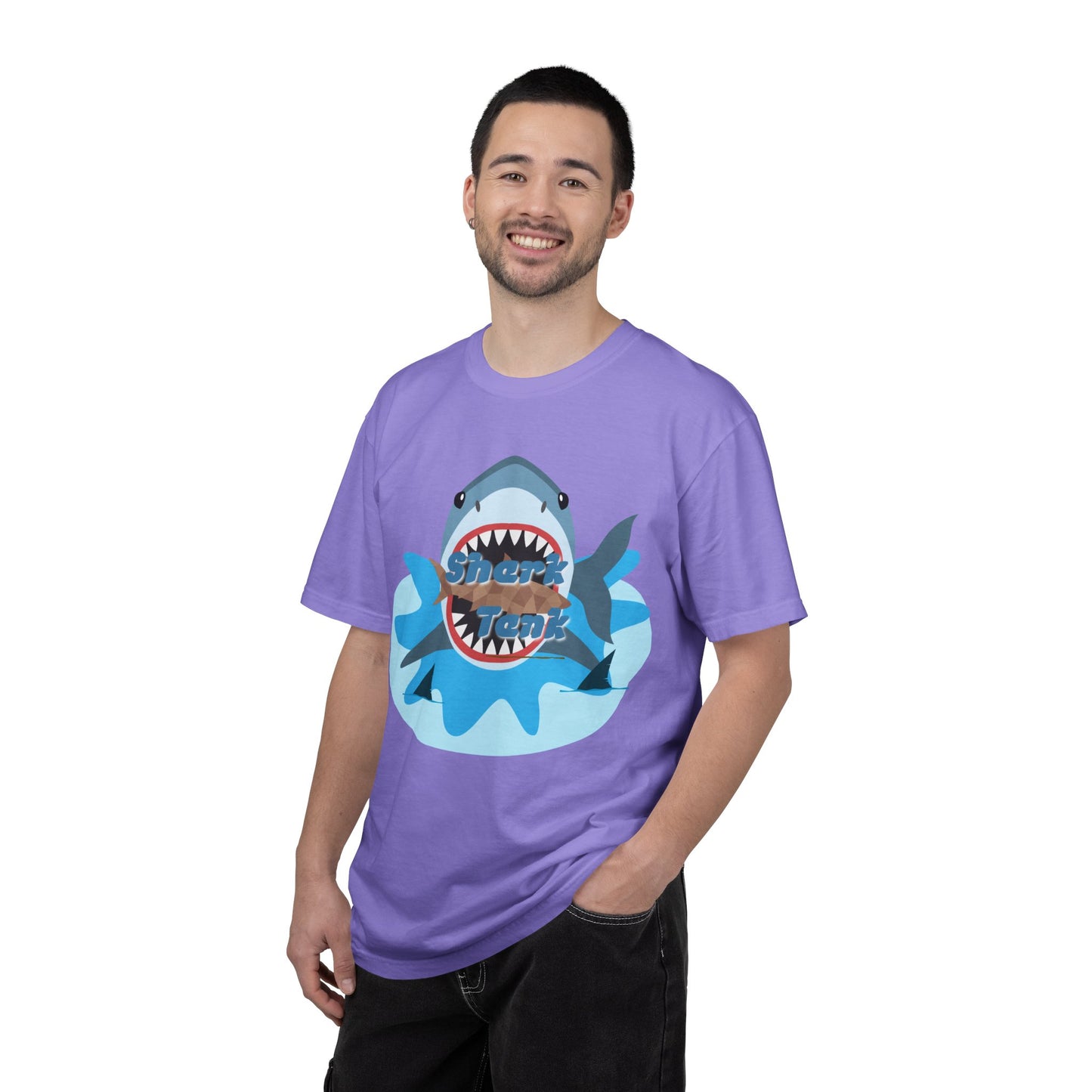 Shark Graphic T-Shirt — 'Shark' Ocean Illustration Tee