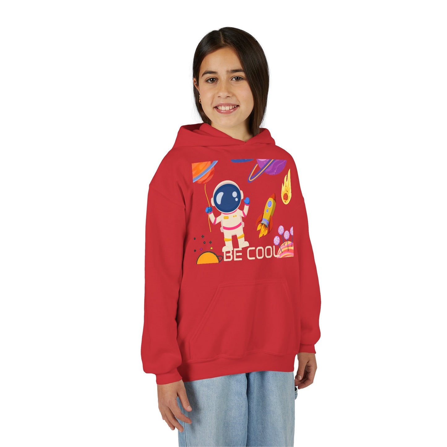 Kids Space Hoodie – Cute Astronaut Rocket Sweatshirt for Boys & Girls - Custom design