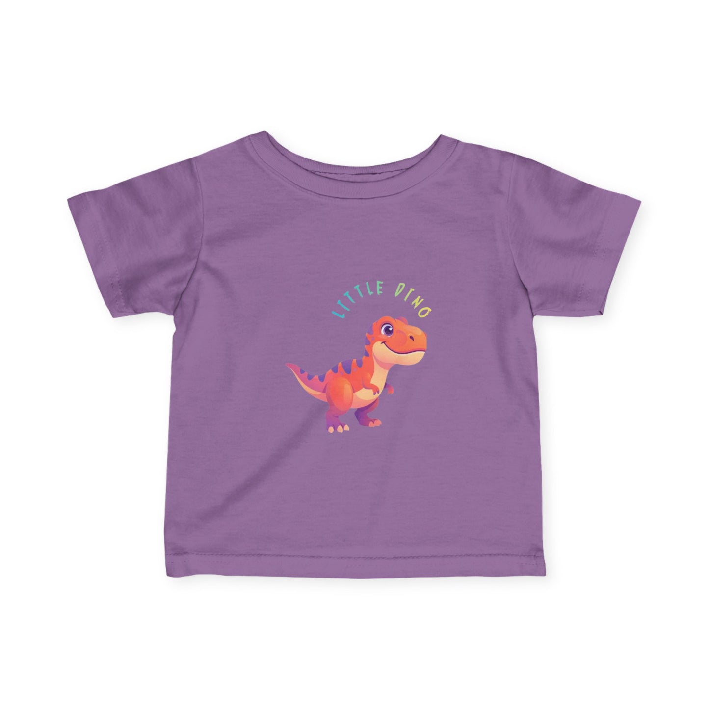 Infant T-Shirt — Colorful 'Little T-Rex' Dino Tee for Babies