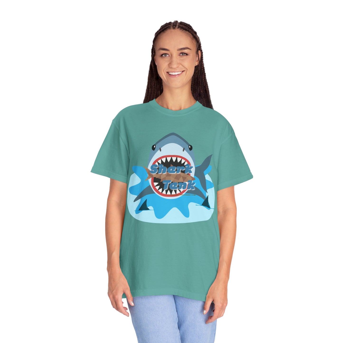 Shark Graphic T-Shirt — 'Shark' Ocean Illustration Tee