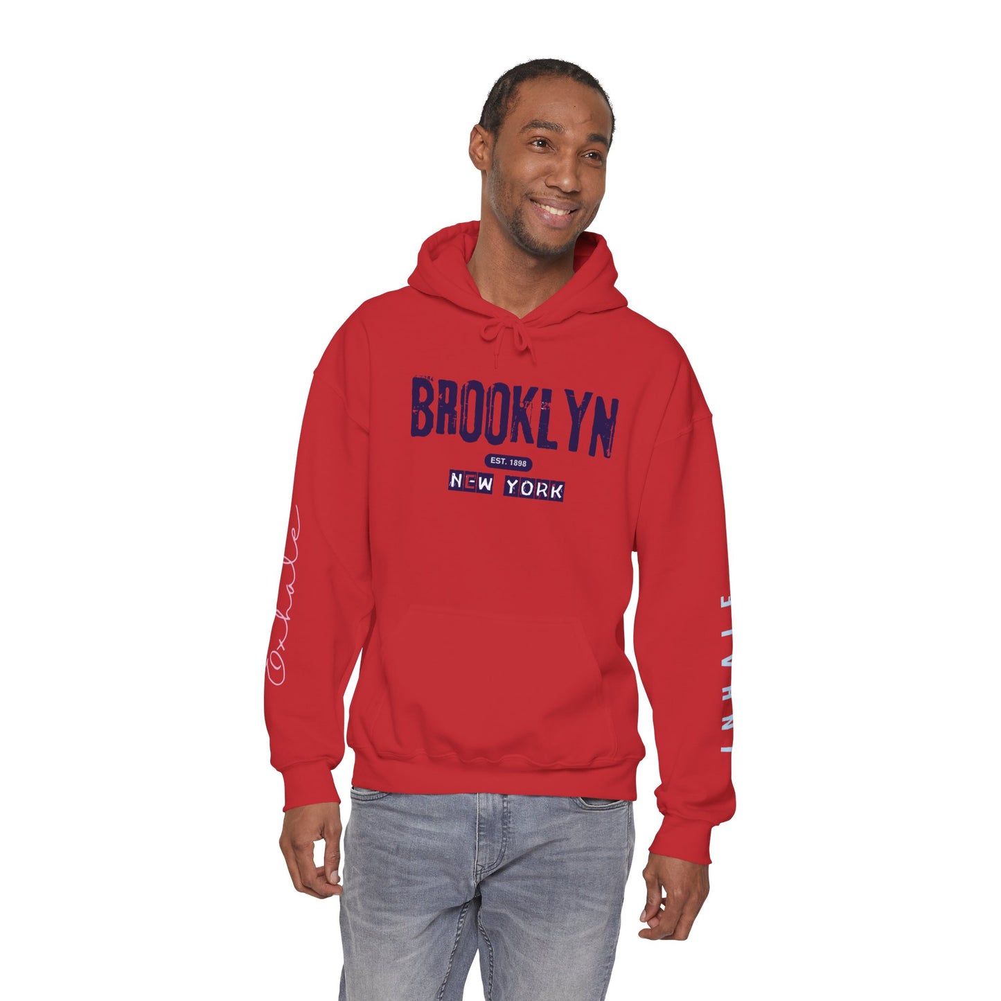 Brooklyn NY Vintage Logo Hoodie — New York City Streetwear Pullover