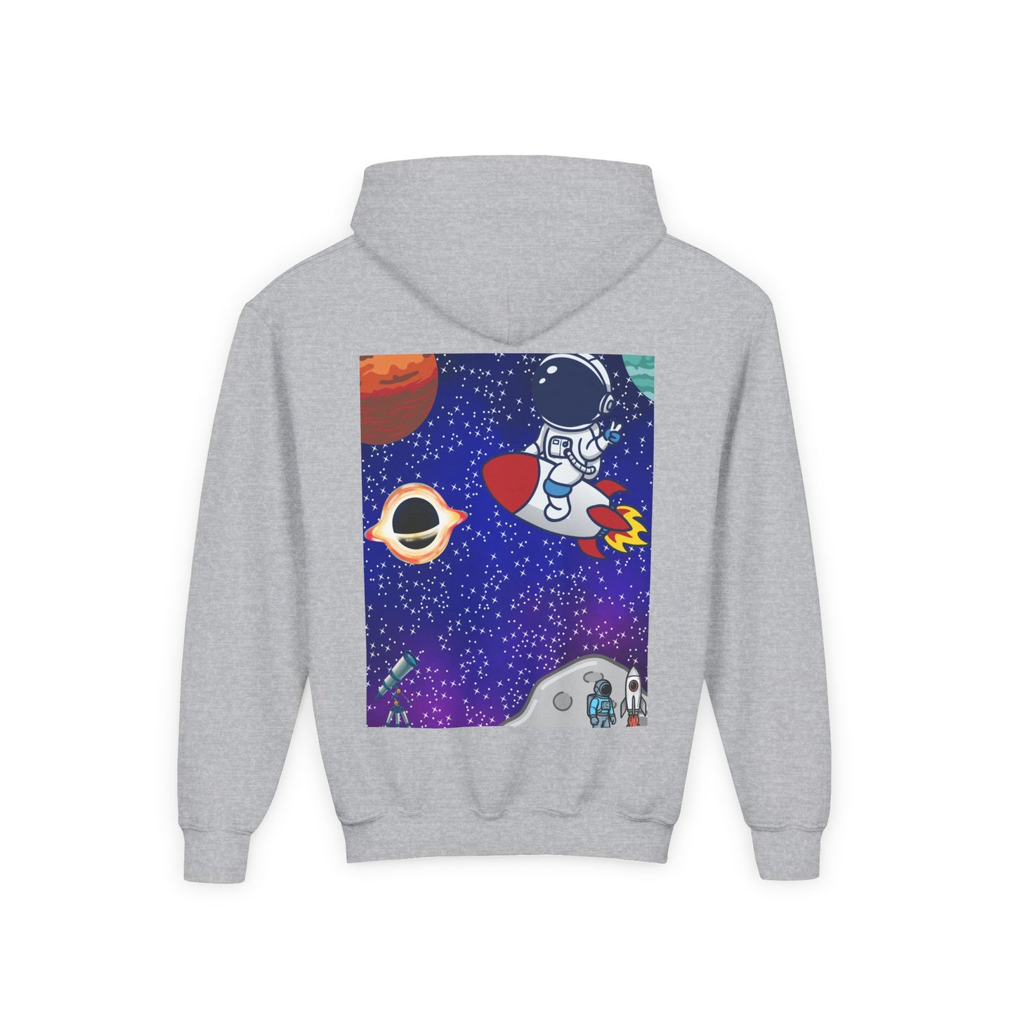 Kids Space Hoodie – Cute Astronaut Rocket Sweatshirt for Boys & Girls - Custom design