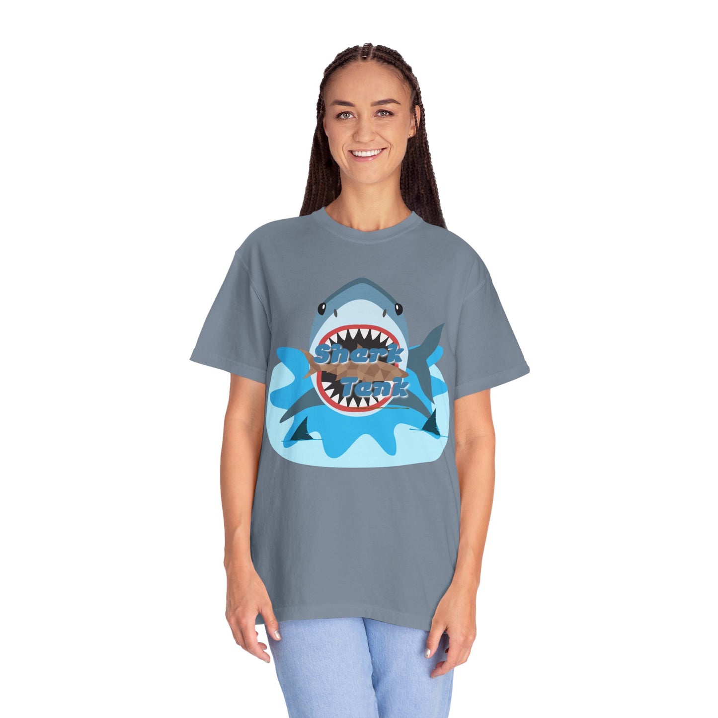 Shark Graphic T-Shirt — 'Shark' Ocean Illustration Tee