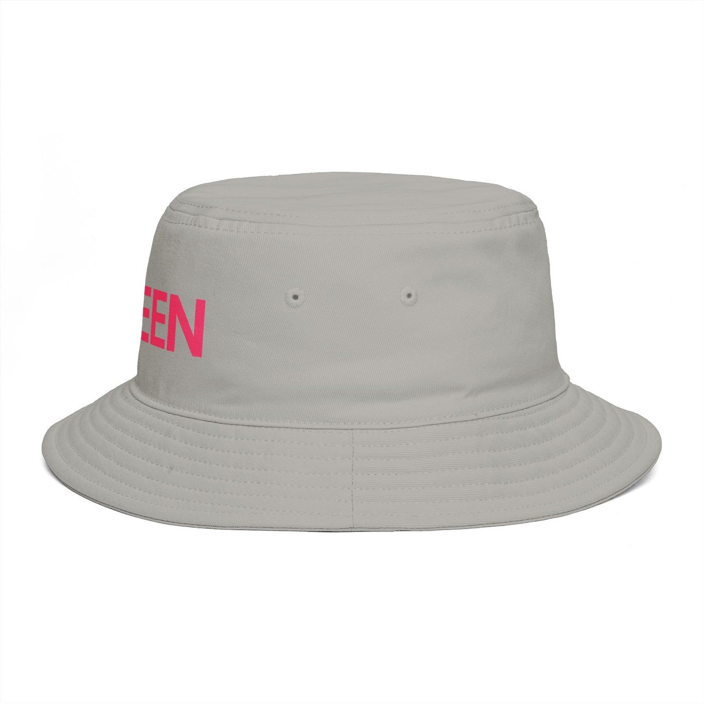 Queen Bucket Hat — Retro Feminine Sun Hat