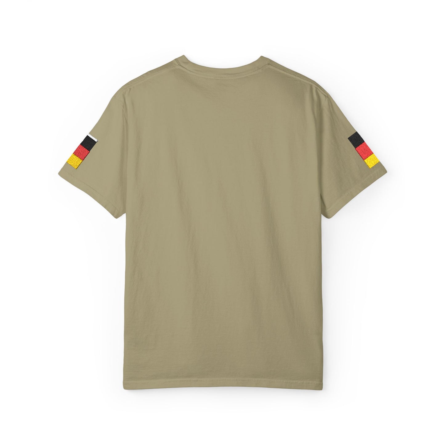 Germany Flag Pocket T-Shirt — German Pride Tee with Sleeve Flags